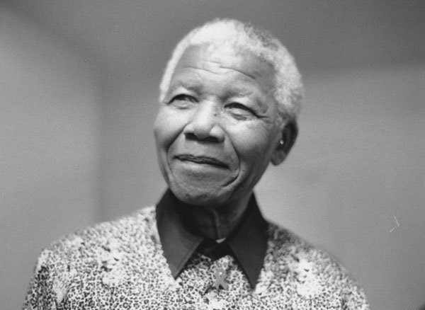 portrait of Nelson Mandela